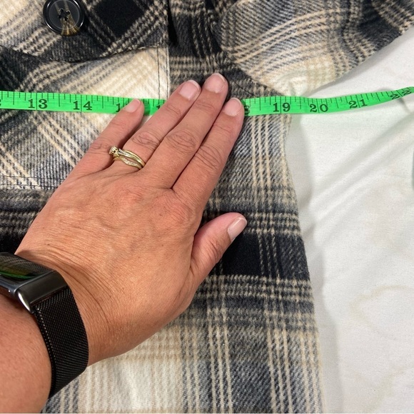 BB Dakota Steve Madden Women’s Jacket Size Small Button Up Plaid Preppy Academia - Picture 7 of 11